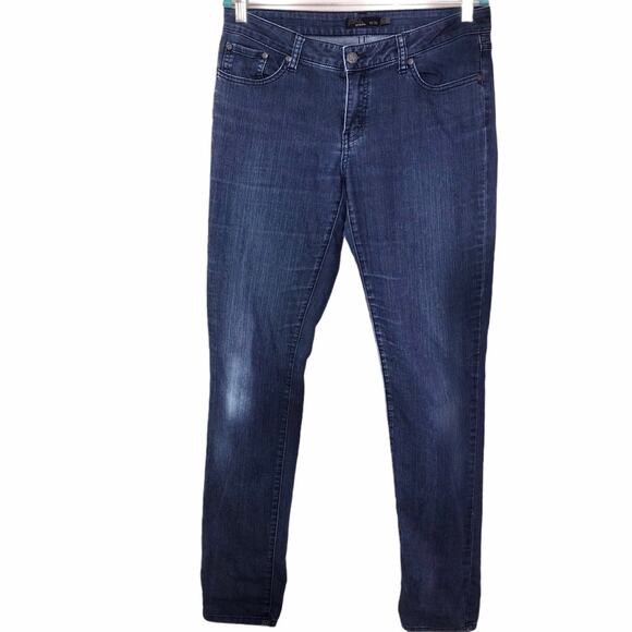 PrAna straight leg medium wash jeans size 10 - Picture 1 of 8